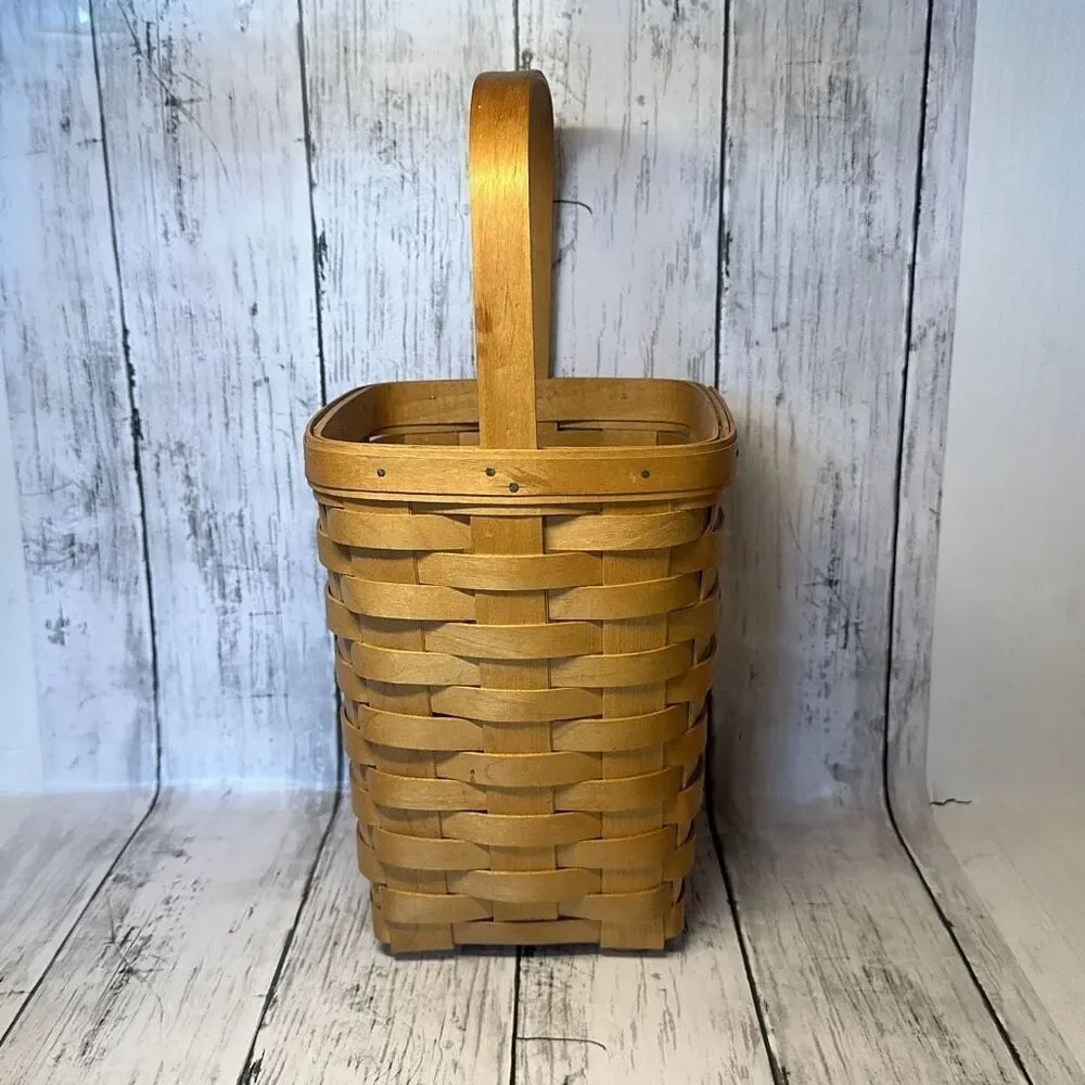 Longaberger 2001 Made By Me Hand Woven‎ Basket Dresden 13”